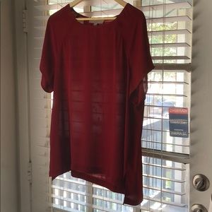 Red Loft Short Sleeve Top
